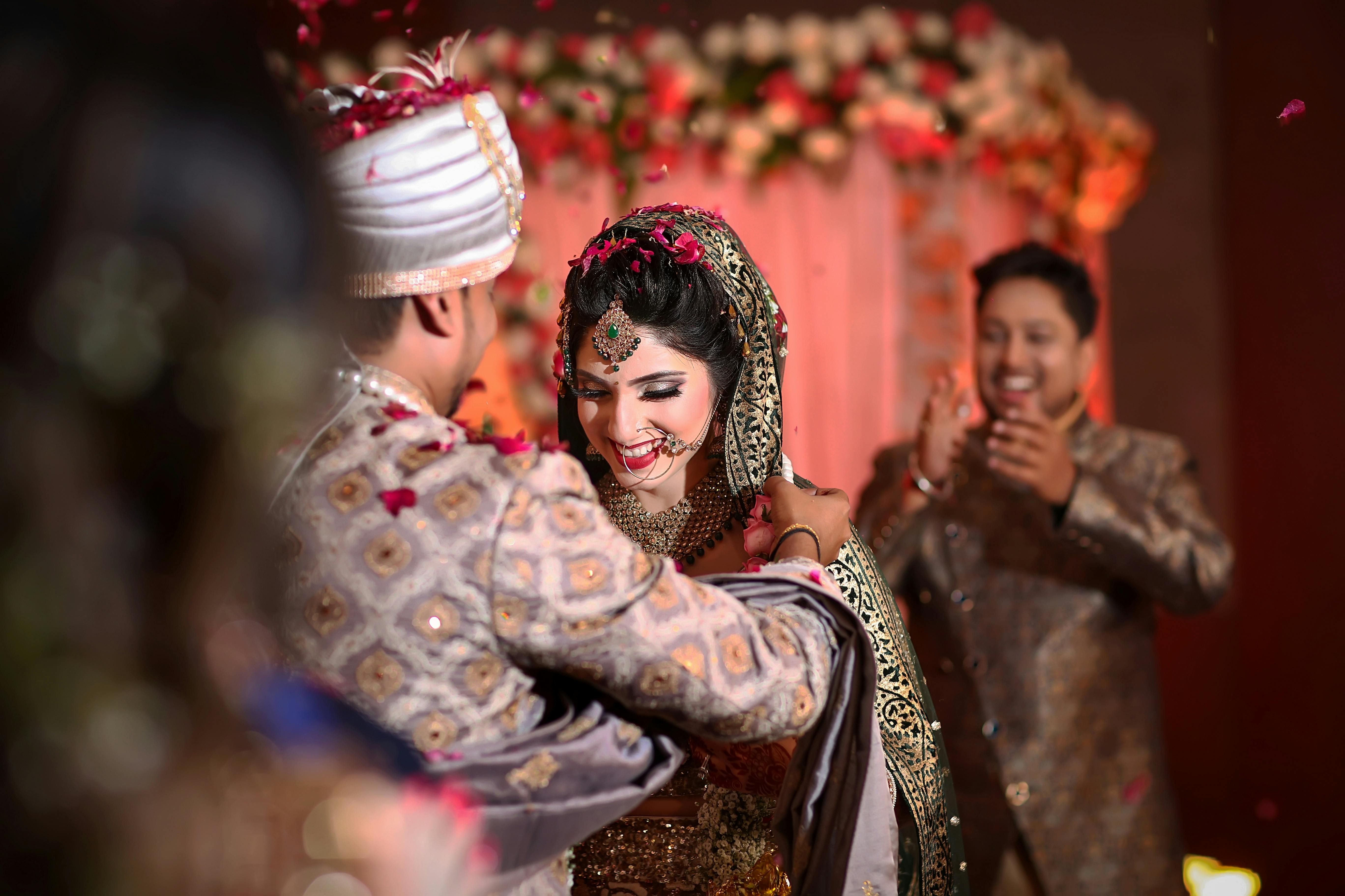 Bride in premium wedding dress